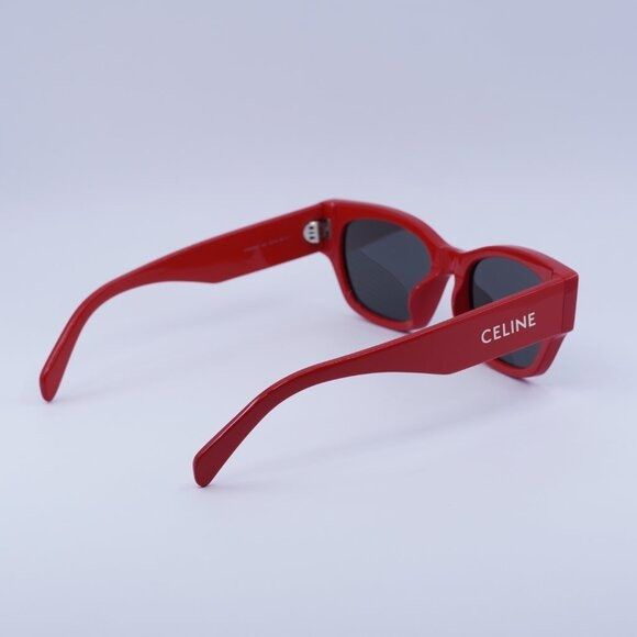 Celine 🕶️ New Celine CL40197U 66A Red/Smoke Sunglasses Size ONE SIZE - 9 Thumbnail