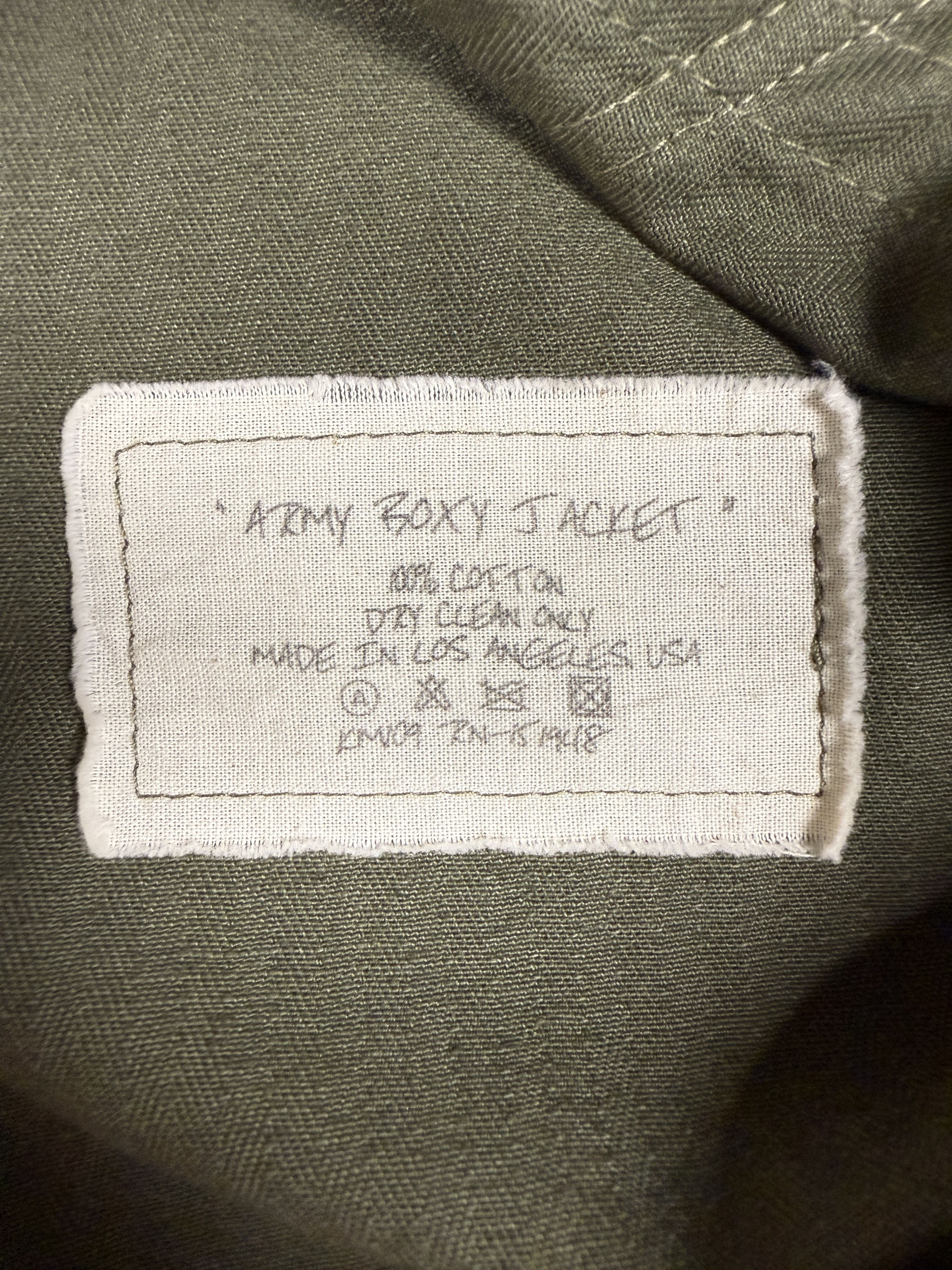Greg Lauren $995 Greg Lauren Army Boxy Jacket Size US XL / EU 56 / 4 - 10 Thumbnail