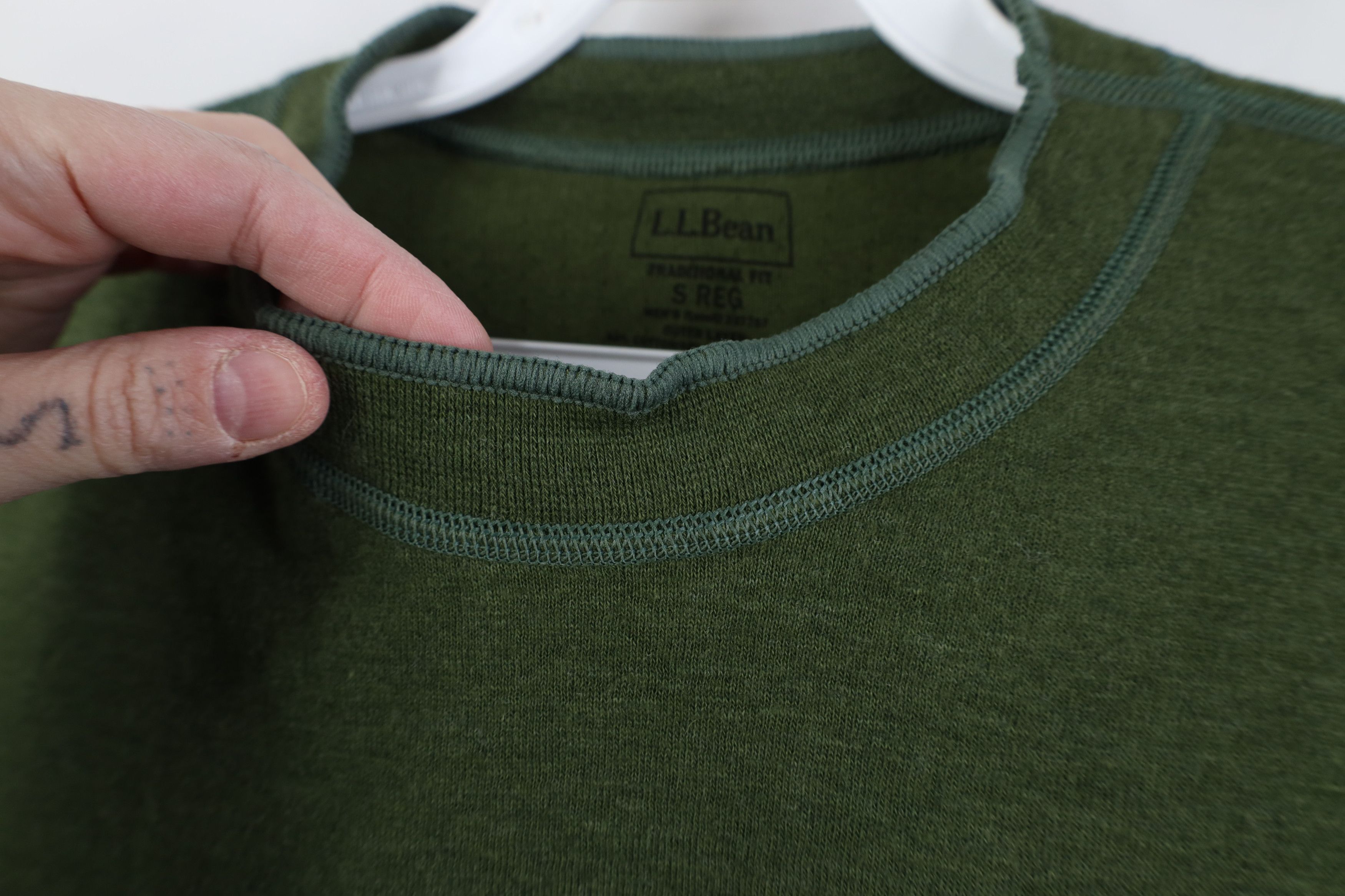 L.L. Bean Vintage LL Bean Wool Blend Rivers Driver Long Sleeve T-Shirt Size US S / EU 44-46 / 1 - 5 Thumbnail