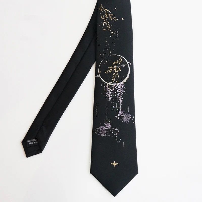 Japanese Brand Outdoor fashion twelve constellations embroidered neck tie Size ONE SIZE - 1 Thumbnail