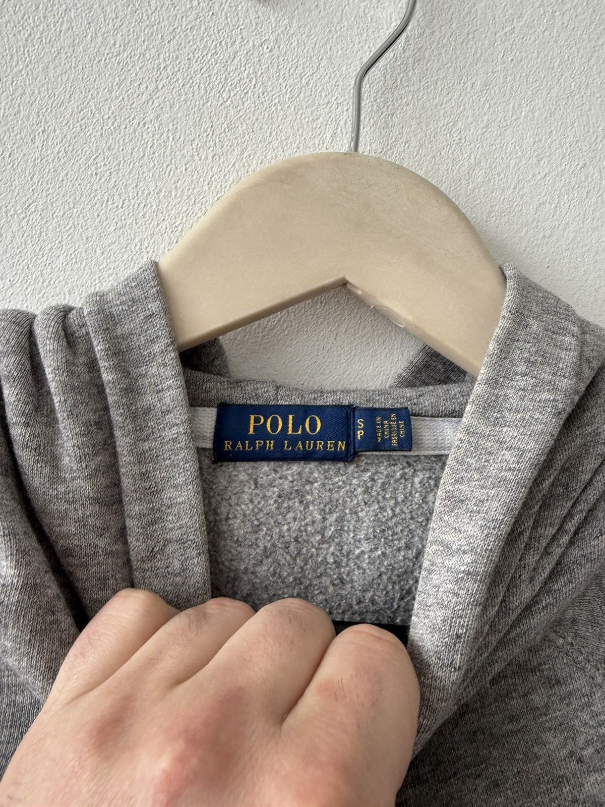 Polo Ralph Lauren Polo Ralph Lauren Women's Grey Hoodie Pony Logo Size S Size S / US 4 / IT 40 - 8 Thumbnail