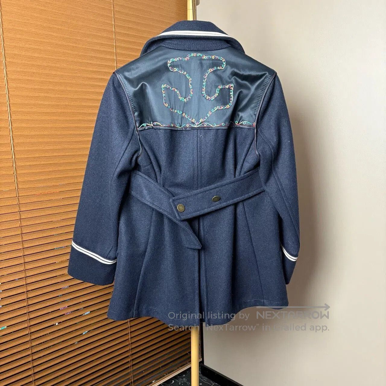 Valentino Valentino navy blue cashmere coat size 38. Size US XS / EU 42 / 0 - 4 Thumbnail
