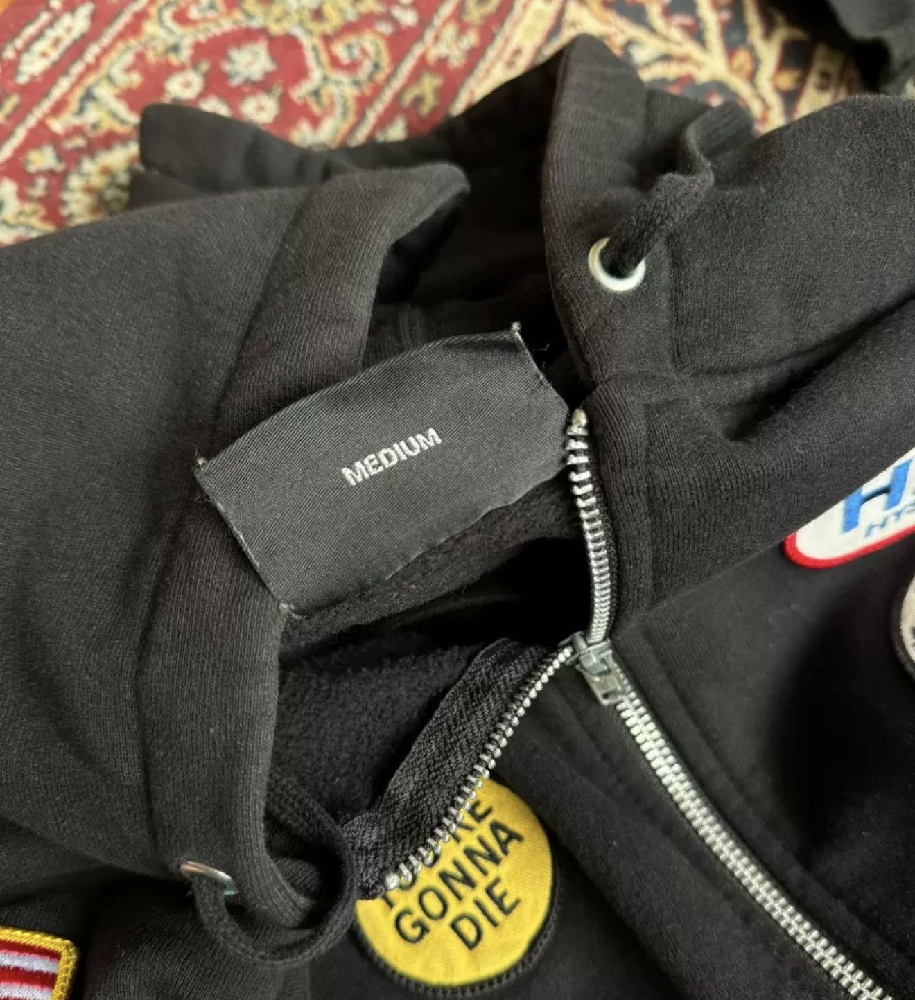 Hysteric Glamour × Supreme Supreme hysteric Glamour patches zip up sweatshirt hoodie Size US M / EU 48-50 / 2 - 5 Thumbnail