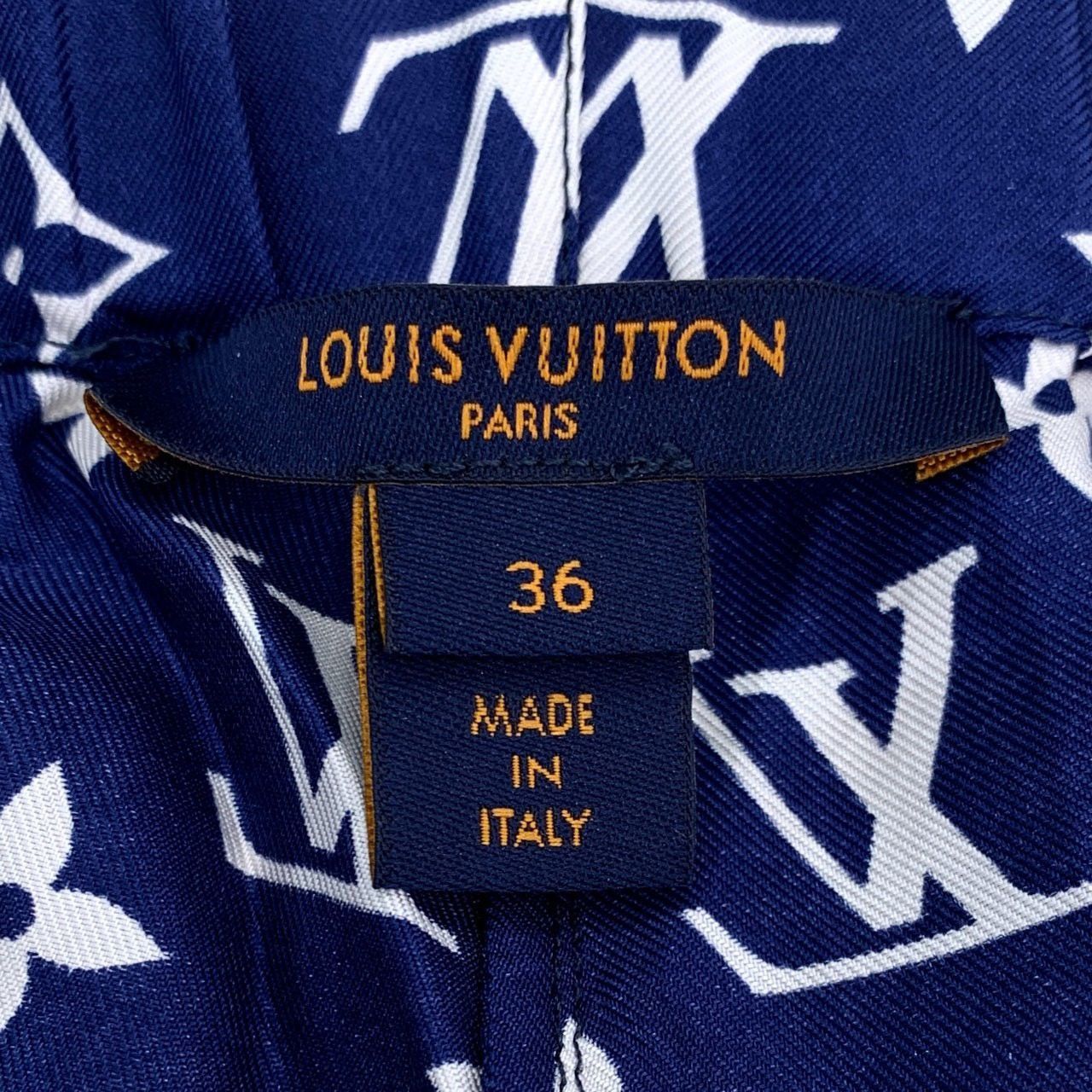 Louis Vuitton Louis Vuitton Navy Blue Monogram Print Swim Shorts Size 36 M Size 26" / US 2 / IT 38 - 5 Thumbnail