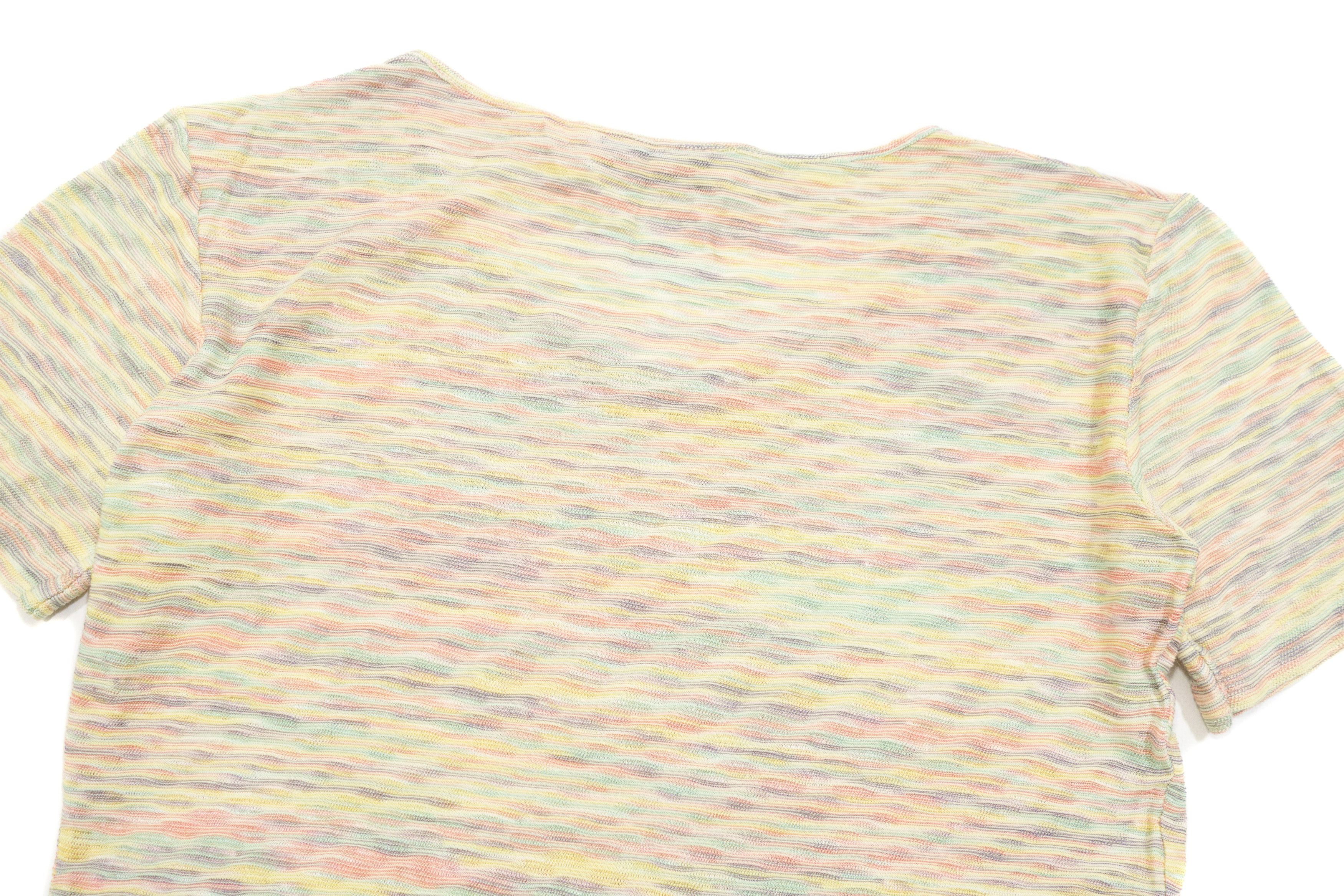 Missoni 90s Missoni Sport Space-Dye Melange Knit Top Y2K Size M / US 6-8 / IT 42-44 - 5 Thumbnail