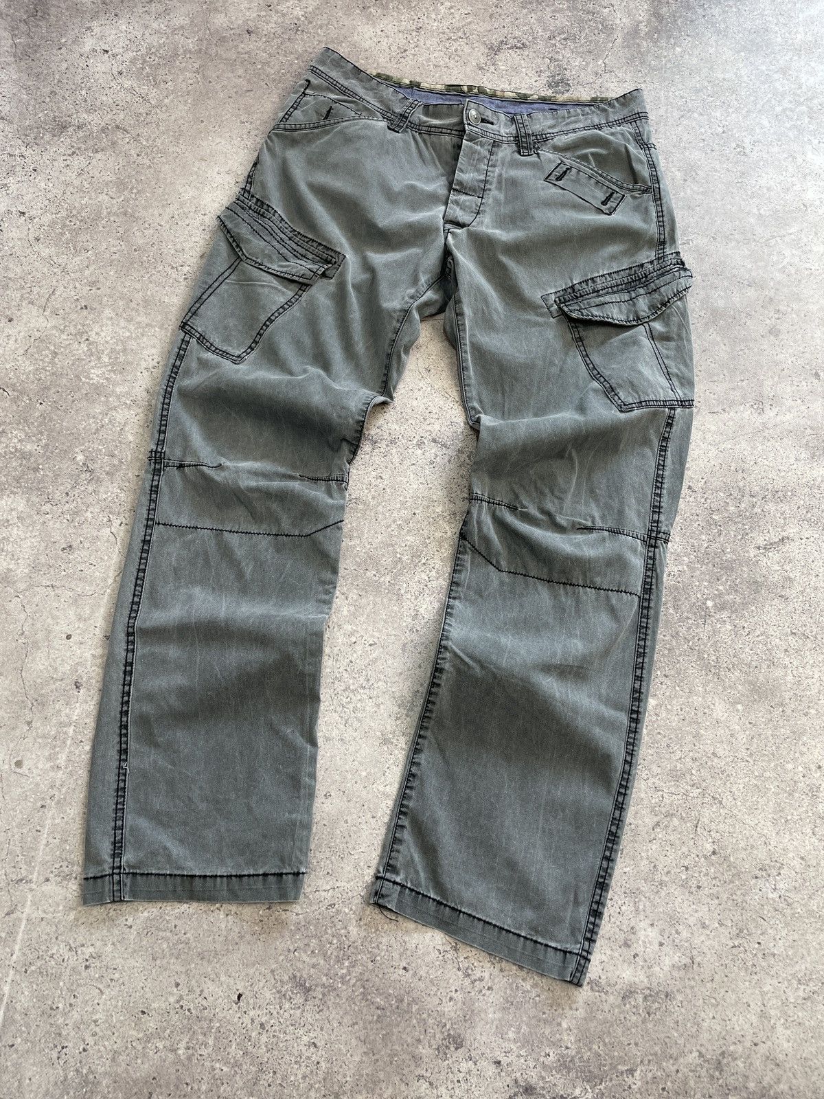 G-Star × Japanese Brand × Vintage Vintage Junya Watanabe Balenciaga Style Bondage Cargo Pants Size US 32 / EU 48 - 4 Thumbnail