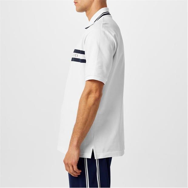 Gucci GUCCI Stripe Polo Top Size US L / EU 52-54 / 3 - 3 Thumbnail