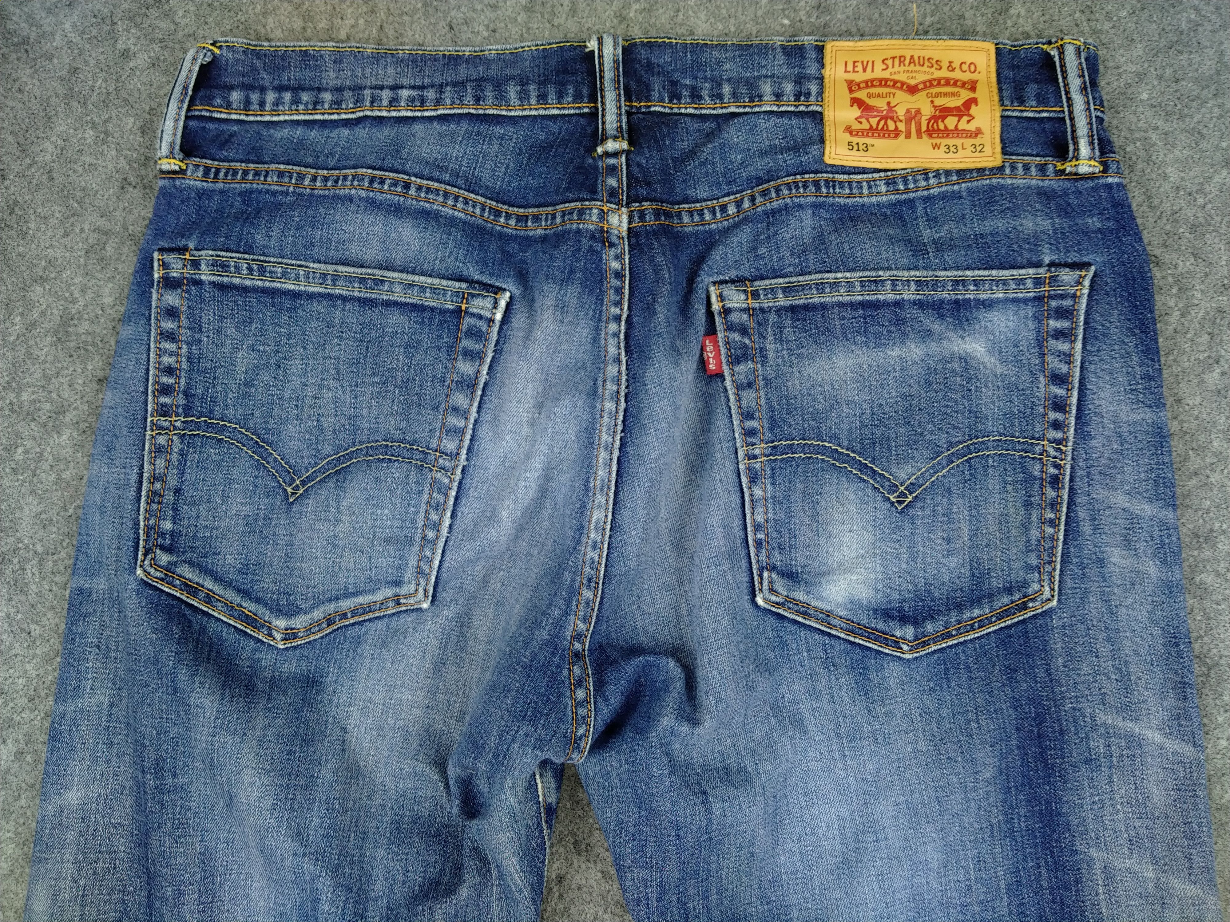 Levi's Levi's 513 Distressed Denim 33x31.5 -JN662 Size US 33 - 4 Thumbnail