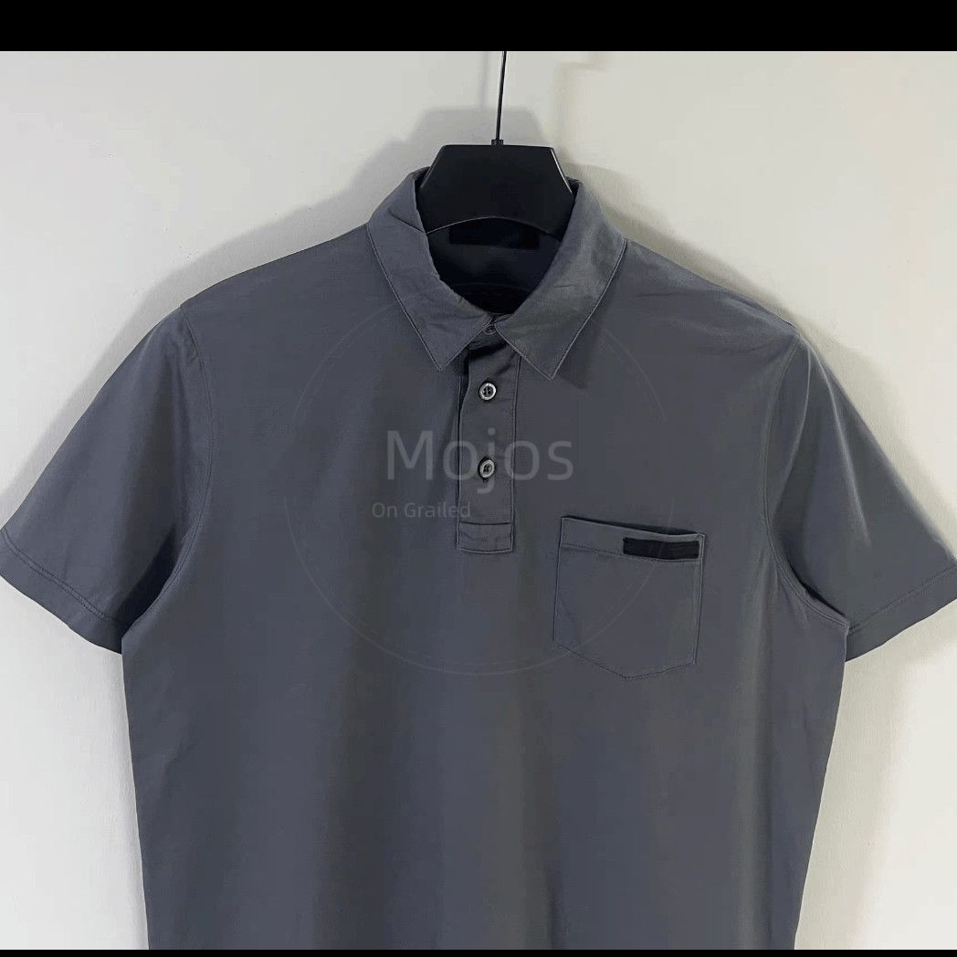 Prada Prada Black Logoi Patch Polo-2508 Size US S / EU 44-46 / 1 - 3 Thumbnail