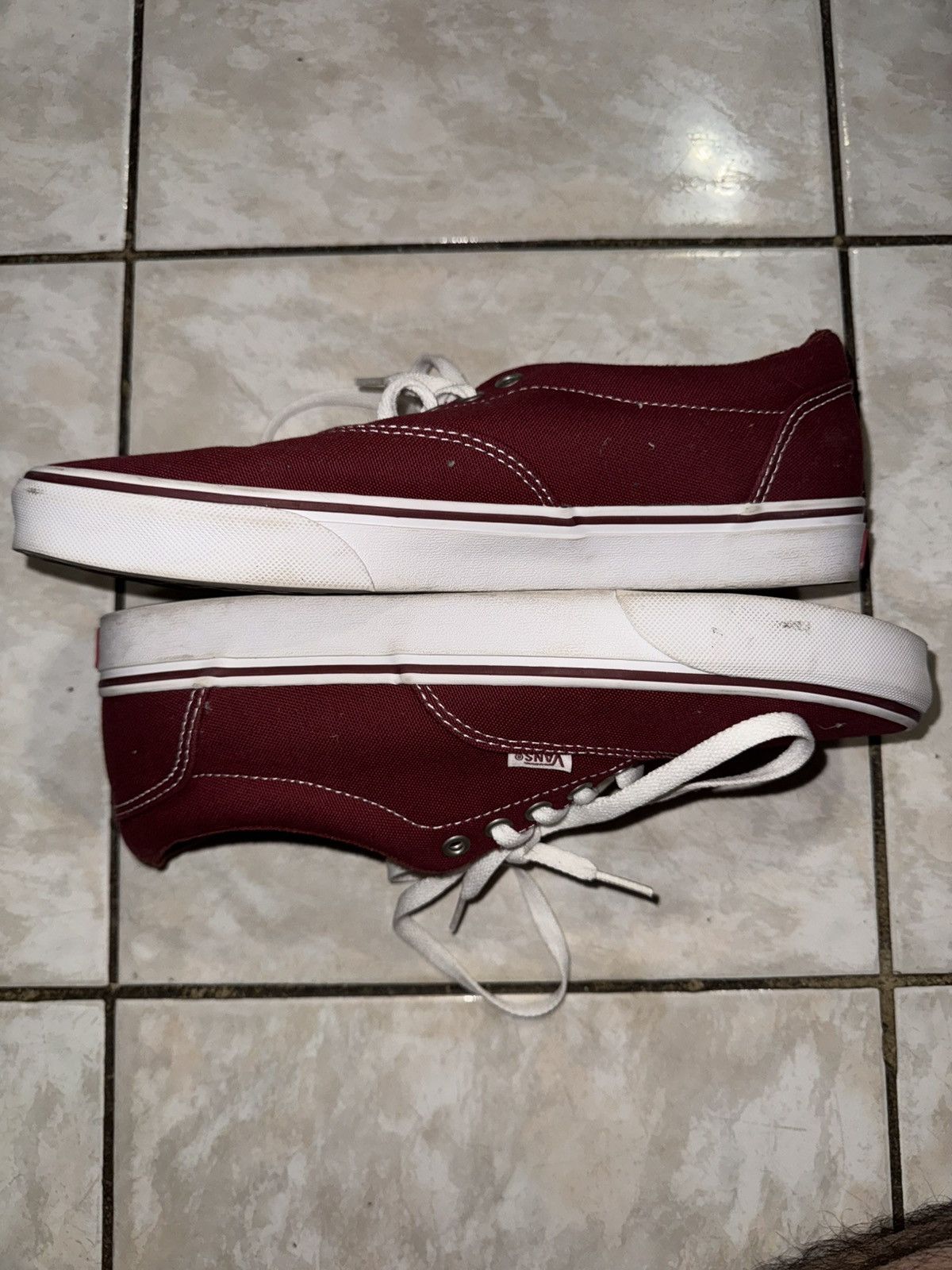 Vans Maroon Vans Canvas Size US 9.5 / EU 42-43 - 3 Thumbnail