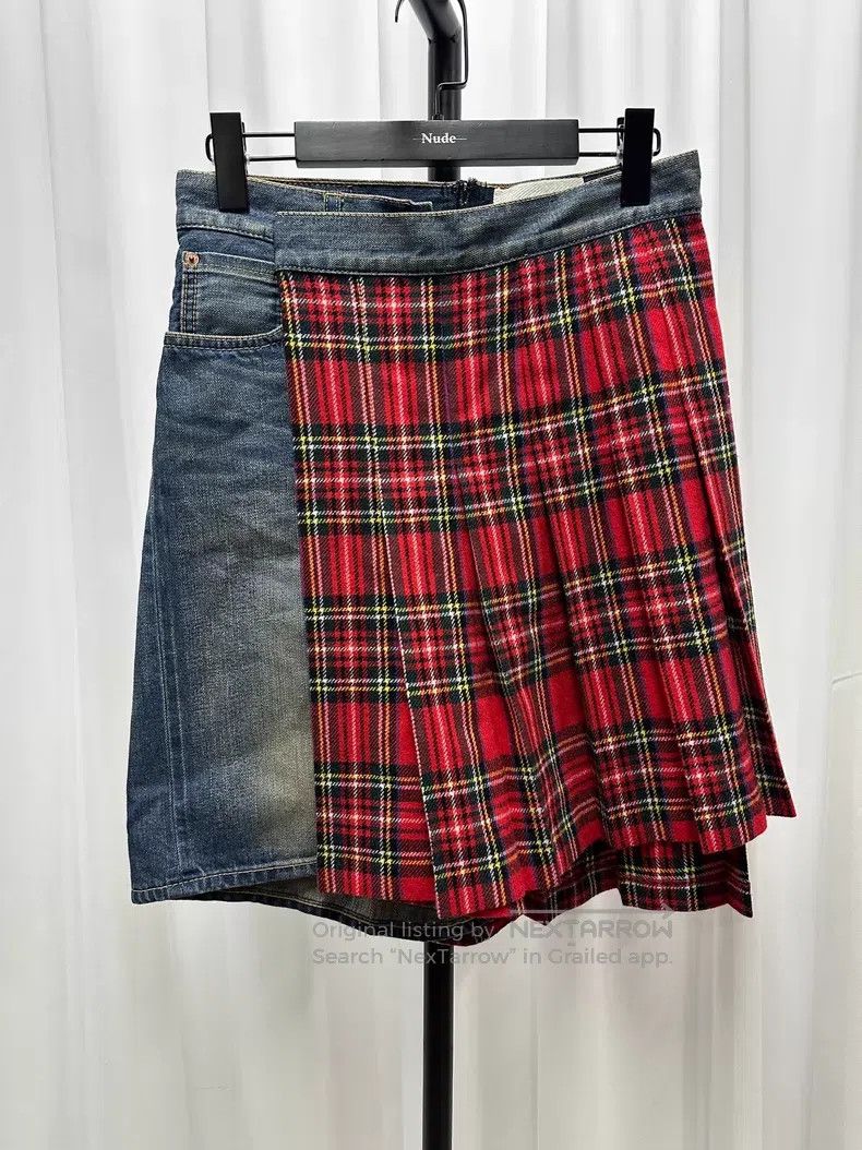 Junya Watanabe JUNYA WATANABE size XS Patchwork Skirt Size 23" - 1 Thumbnail