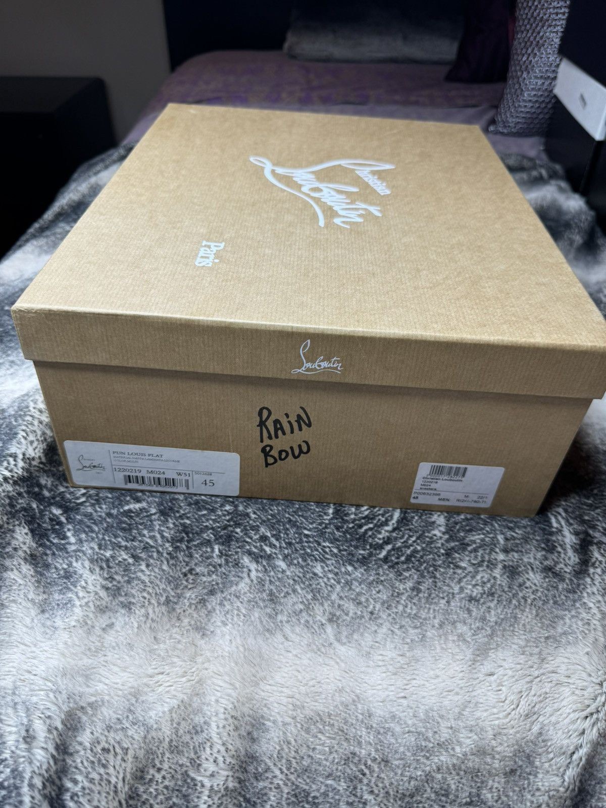 Christian Louboutin Christian Louboutin Flat Nappa Laminata Licorne Size US 12 / EU 45 - 12 Thumbnail