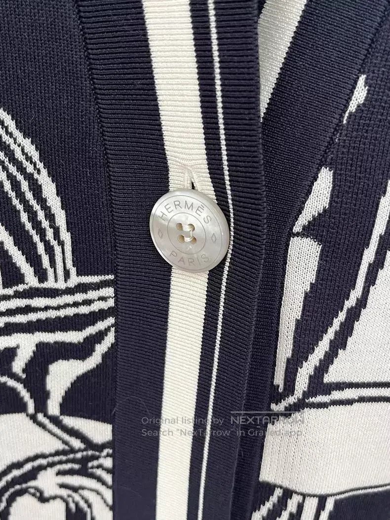 Hermes Hermes Knit Cardigan Jacket Size XS / US 0-2 / IT 36-38 - 3 Thumbnail