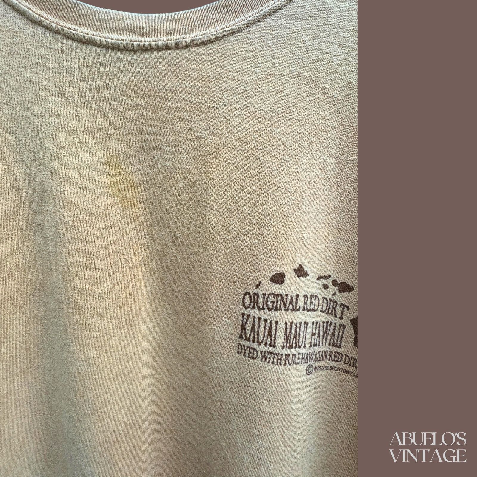 Gildan VTG Hawaii Gecko Graphic Tee | Kauai Maui Red Dirt Size US XL / EU 56 / 4 - 3 Thumbnail