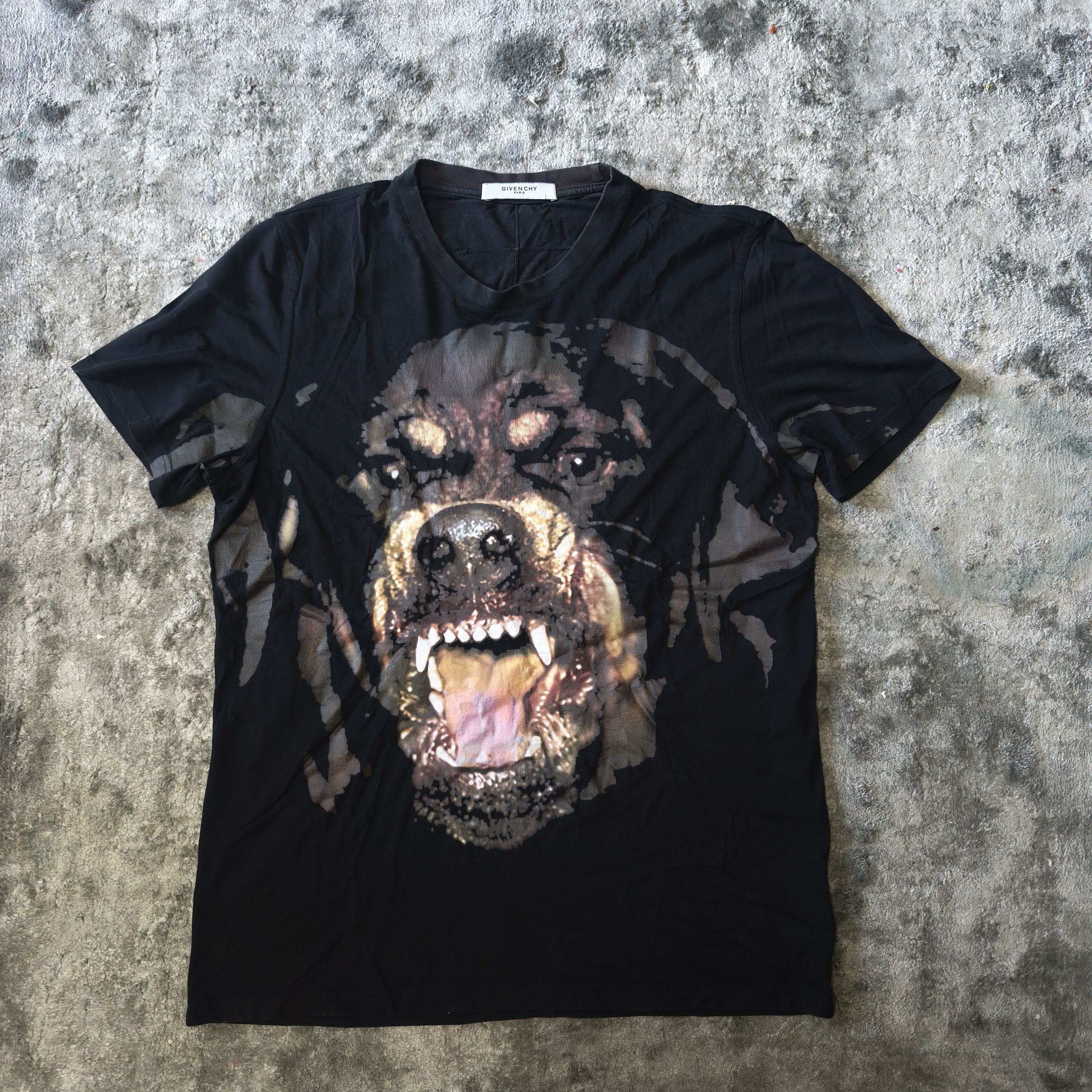 Givenchy Givenchy Rottweiler Black T-Shirt Size US L / EU 52-54 / 3 - 1 Thumbnail