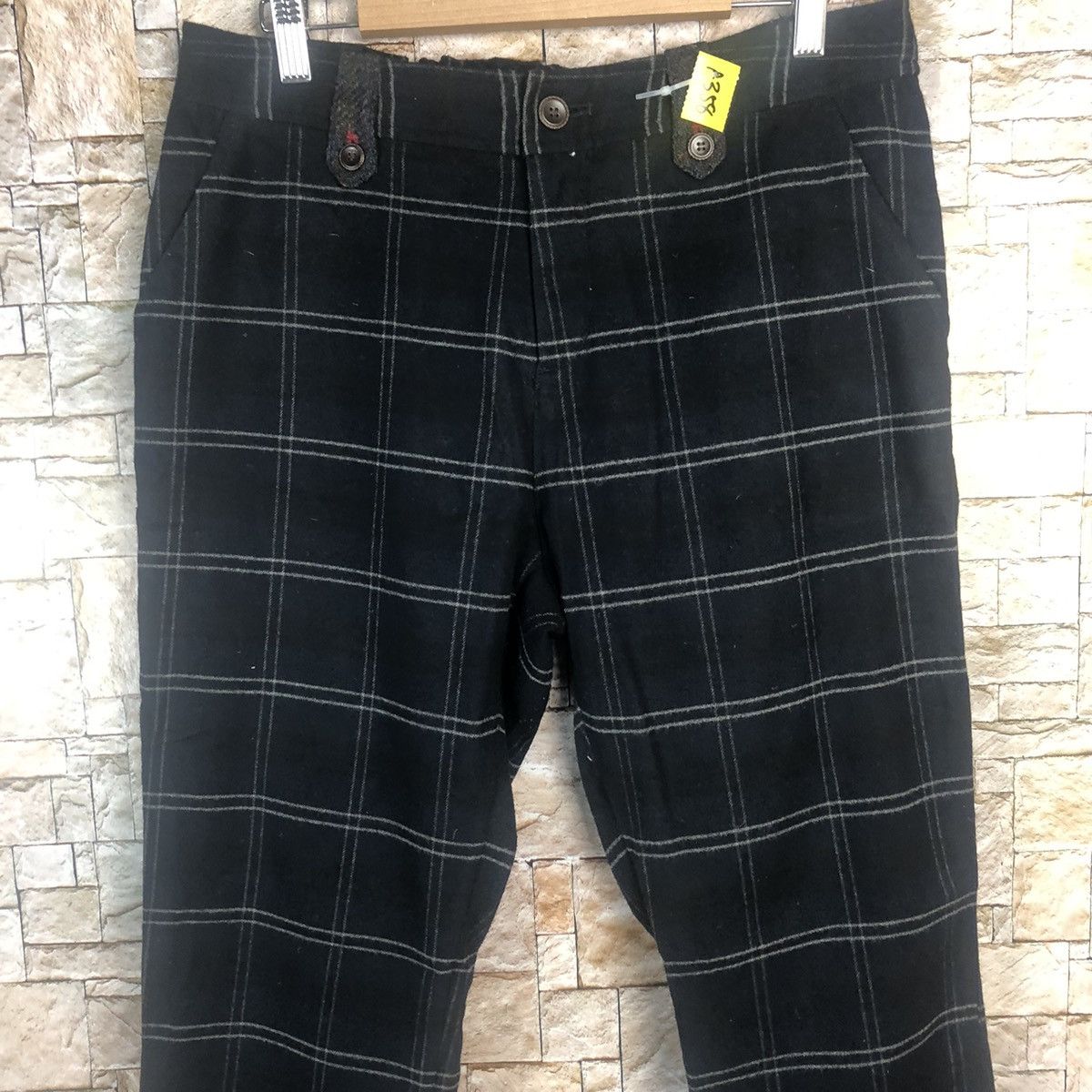 Harris Tweed Harris Tweed Dark Blue Checkred Pants #A358 Size US 30 / EU 46 - 5 Thumbnail