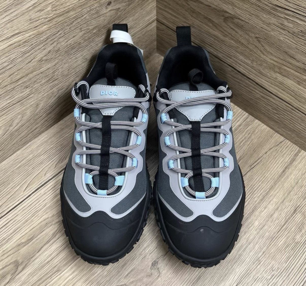 Dior Dior Izon Gray-Blue Low-Top Hiking Sneakers J41 Size US 8.5 / EU 41-42 - 2 Thumbnail