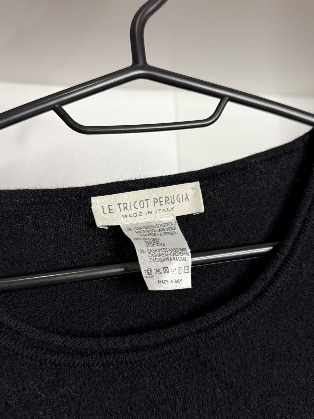 Other Le tricot perugia black knit wool cashmere jumper size Xs Size XS / US 0-2 / IT 36-38 - 4 Thumbnail