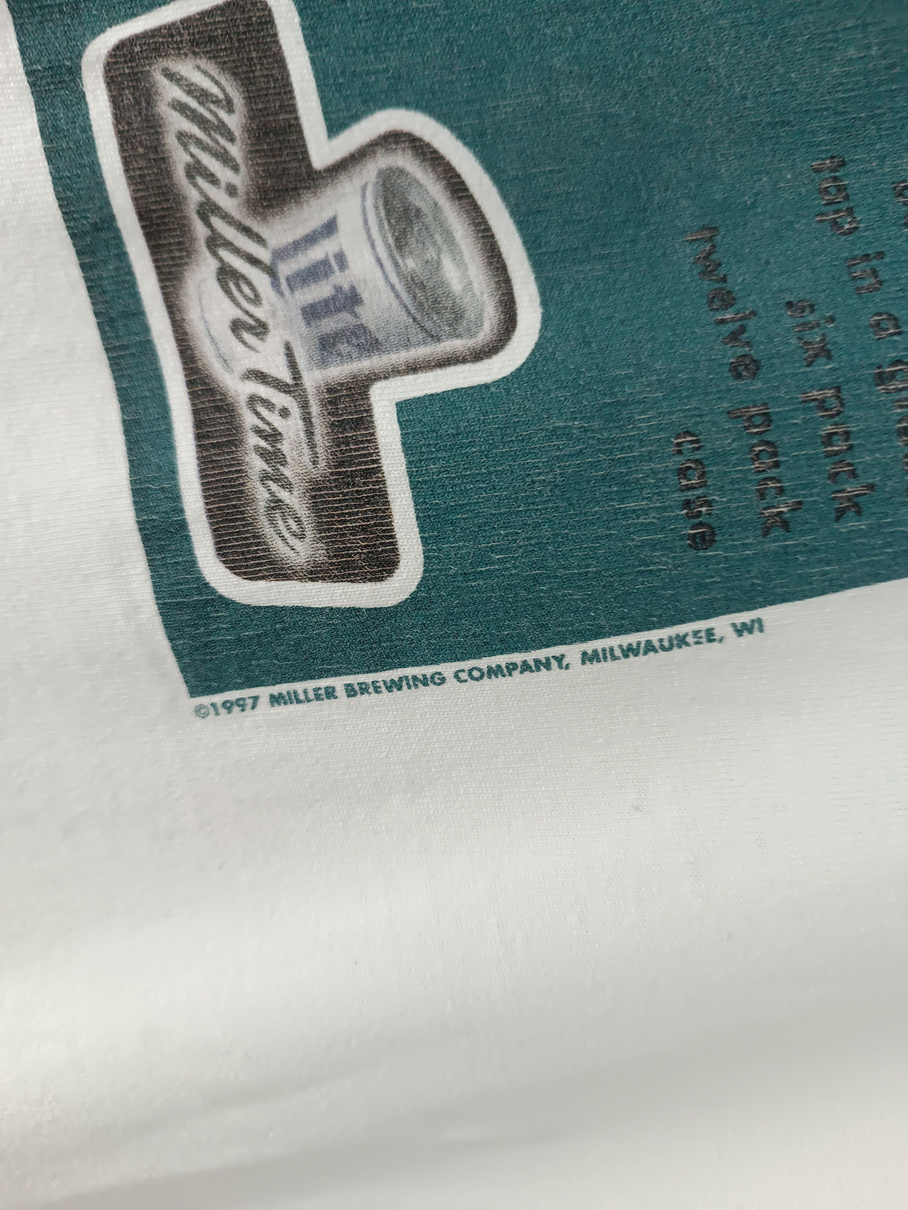 Drink Beer Save Water VINTAGE 90'S MILLER BREWING CO BEER heineken jack daniels Size US XL / EU 56 / 4 - 19 Thumbnail