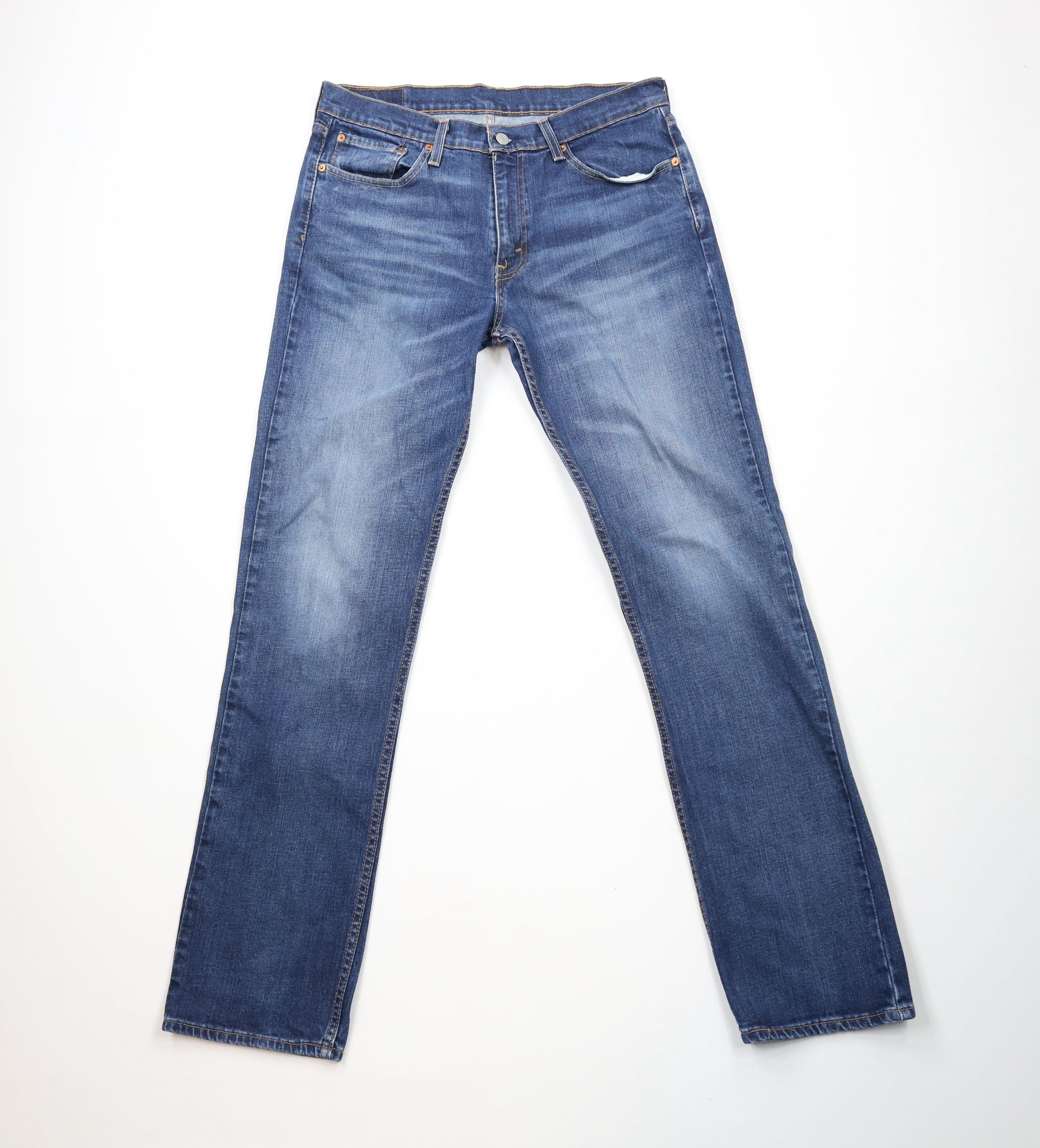Vintage Y2K Levis 514 Stretch Straight Leg Denim Jeans Blue