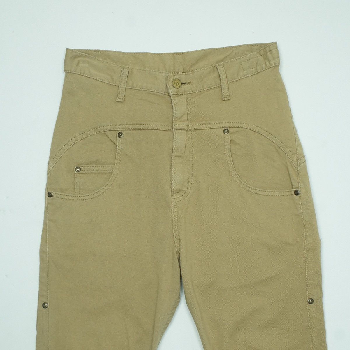 Issey Miyake *NoTariff Mercibeaucoup x Lee Drop Crotch Pants Size 29" - 2 Thumbnail
