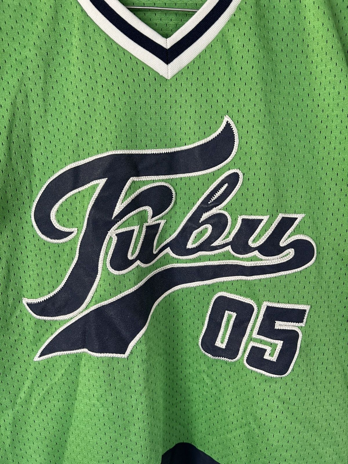 Fubu Vintage 90s Fubu 05 Rap Jersey Y2K T- 3 Shirt Green Size US S / EU 44-46 / 1 - 2 Thumbnail