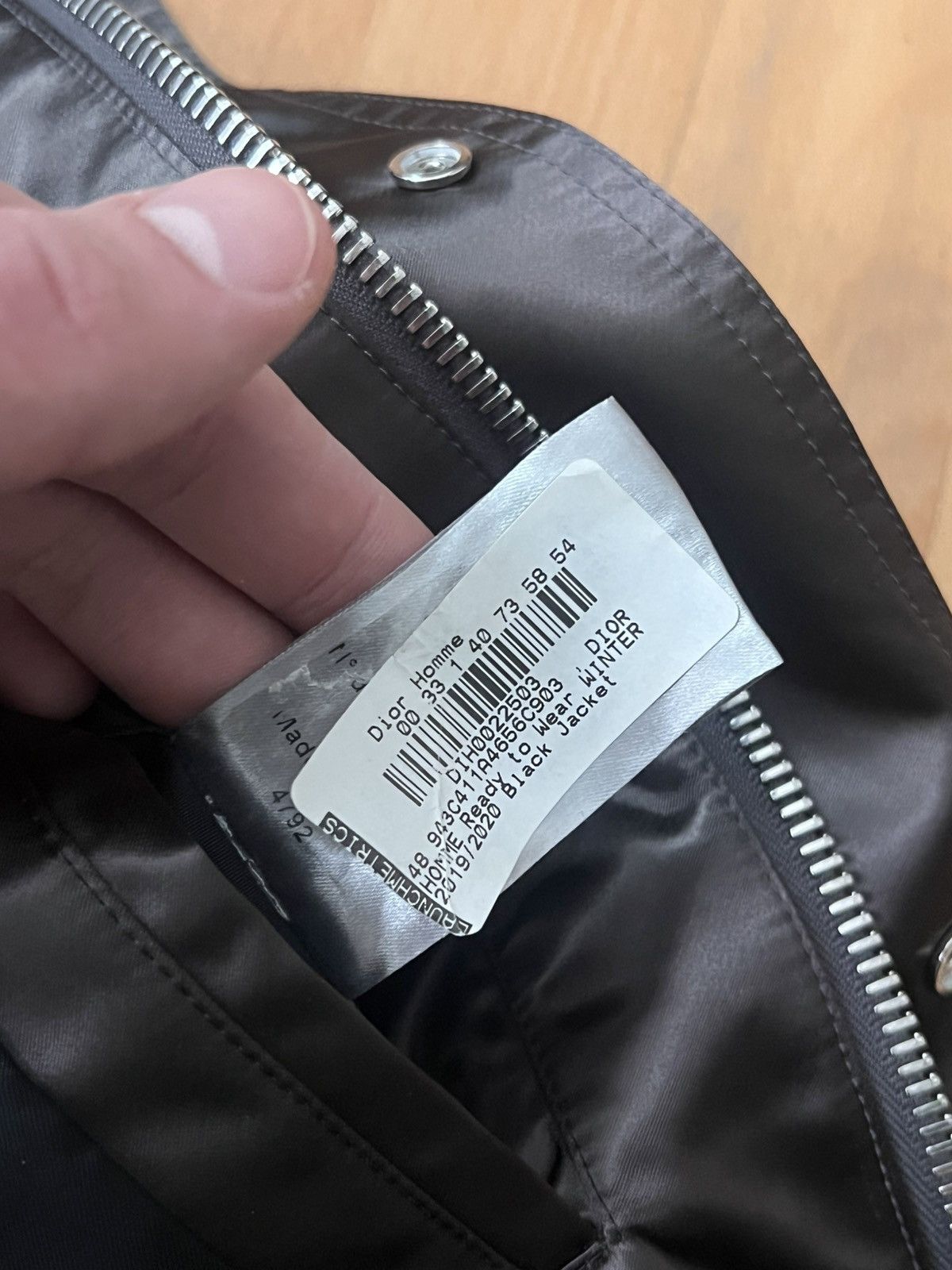 Dior Dior homme winter 2019/20 sample silk jacket Size US M / EU 48-50 / 2 - 10 Thumbnail