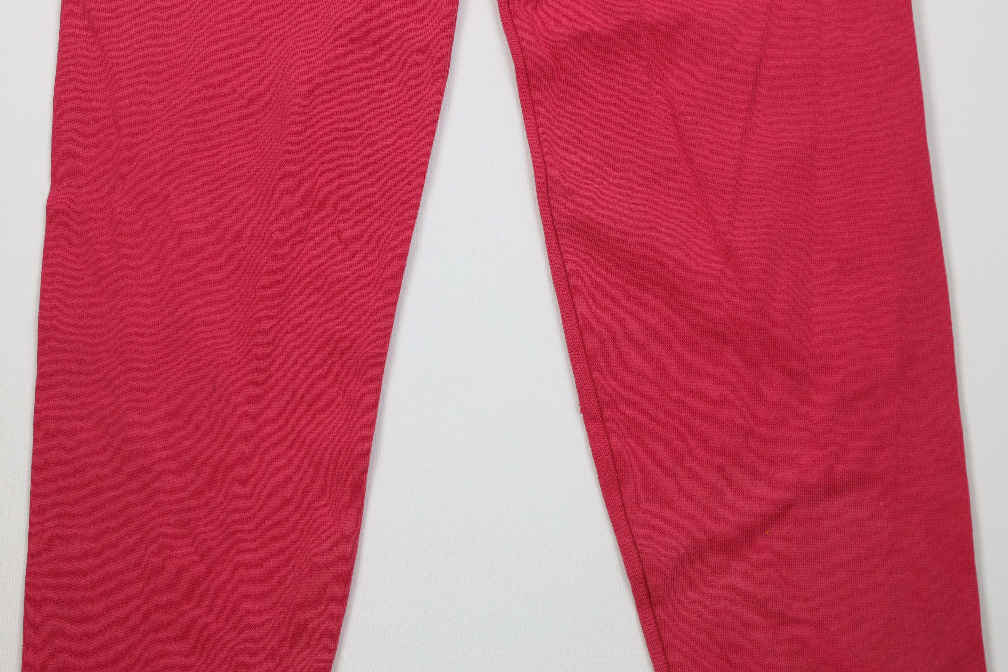 Vintage Vintage 70s Streetwear Cuffed Sweatpants Joggers Pink USA Size 29" - 3 Thumbnail