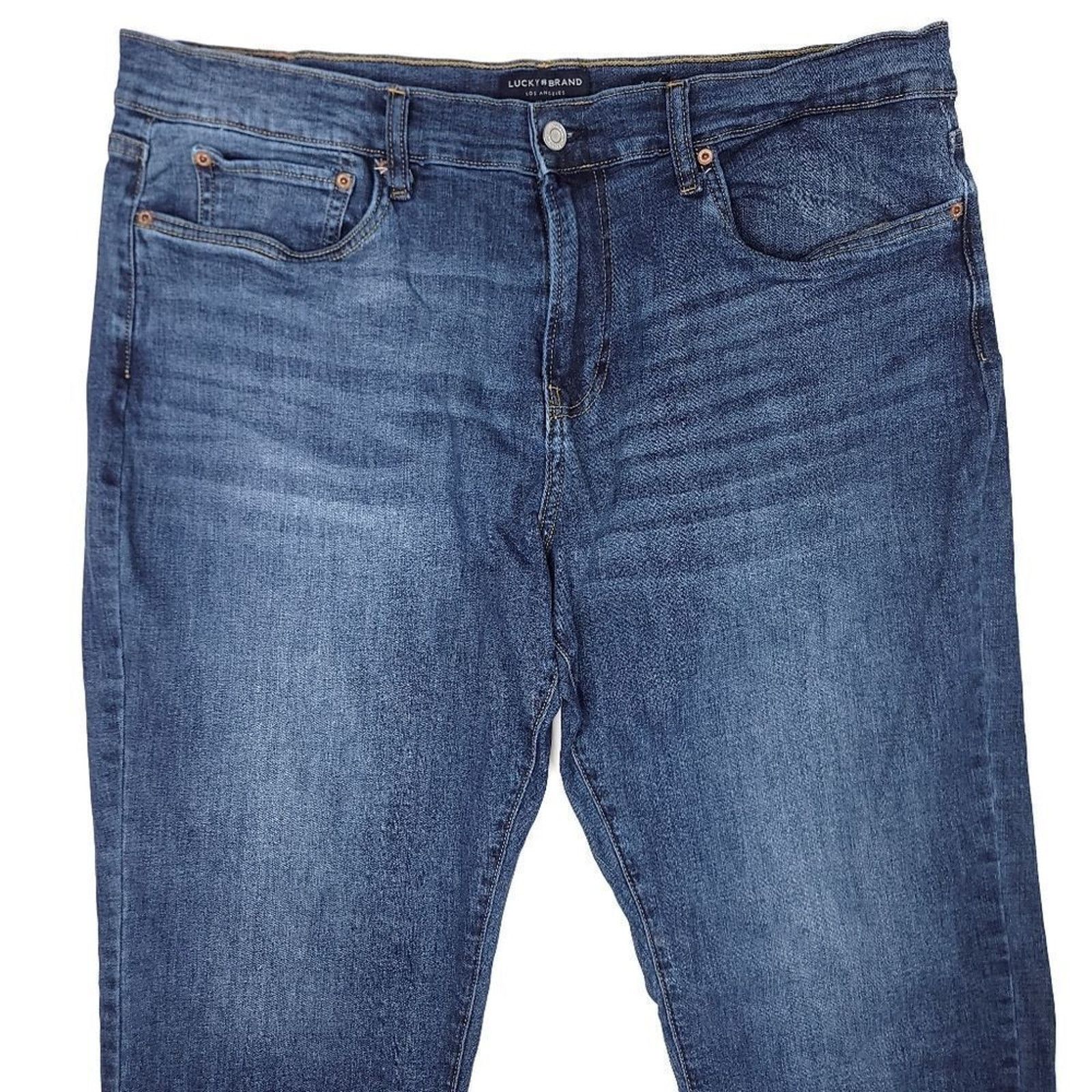 Lucky Brand Lucky Brand 221 Straight Jeans Mens 38x32 Blue Stretch Size US 38 / EU 54 - 2 Thumbnail