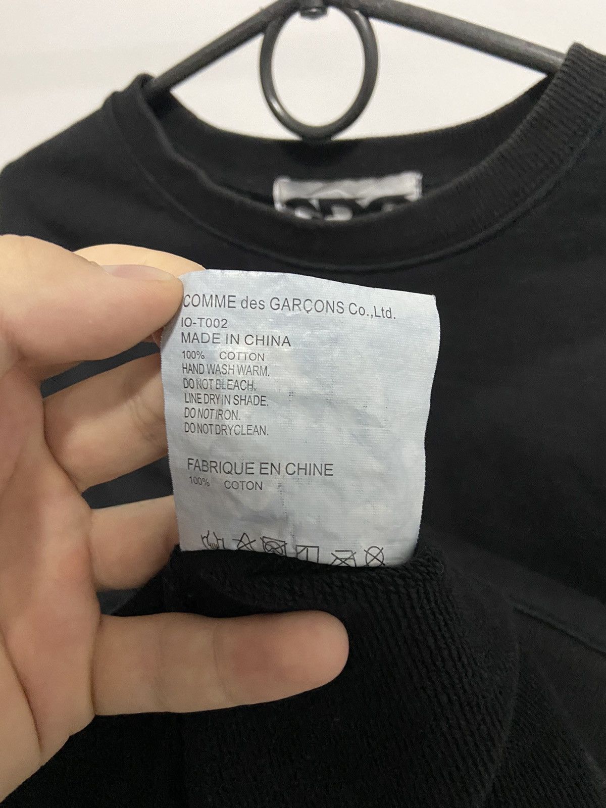 Comme des Garcons × Japanese Brand × Vintage comme des garçons big logo sweatshirt vintage Japan 🇯🇵 Size US S / EU 44-46 / 1 - 8 Thumbnail