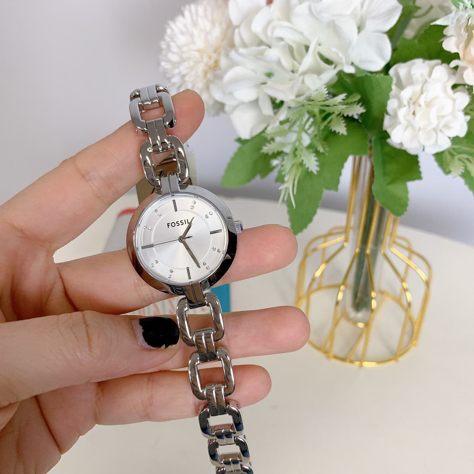 Fossil BQ3945 Kerrigan Three-Hand Stainless Steel Watch