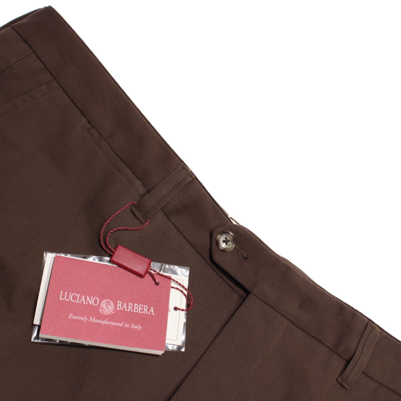 Luciano Barbera Luciano Barbera New with tags Chino Size 40 US In Brown Size US 40 / EU 56 - 1 Thumbnail