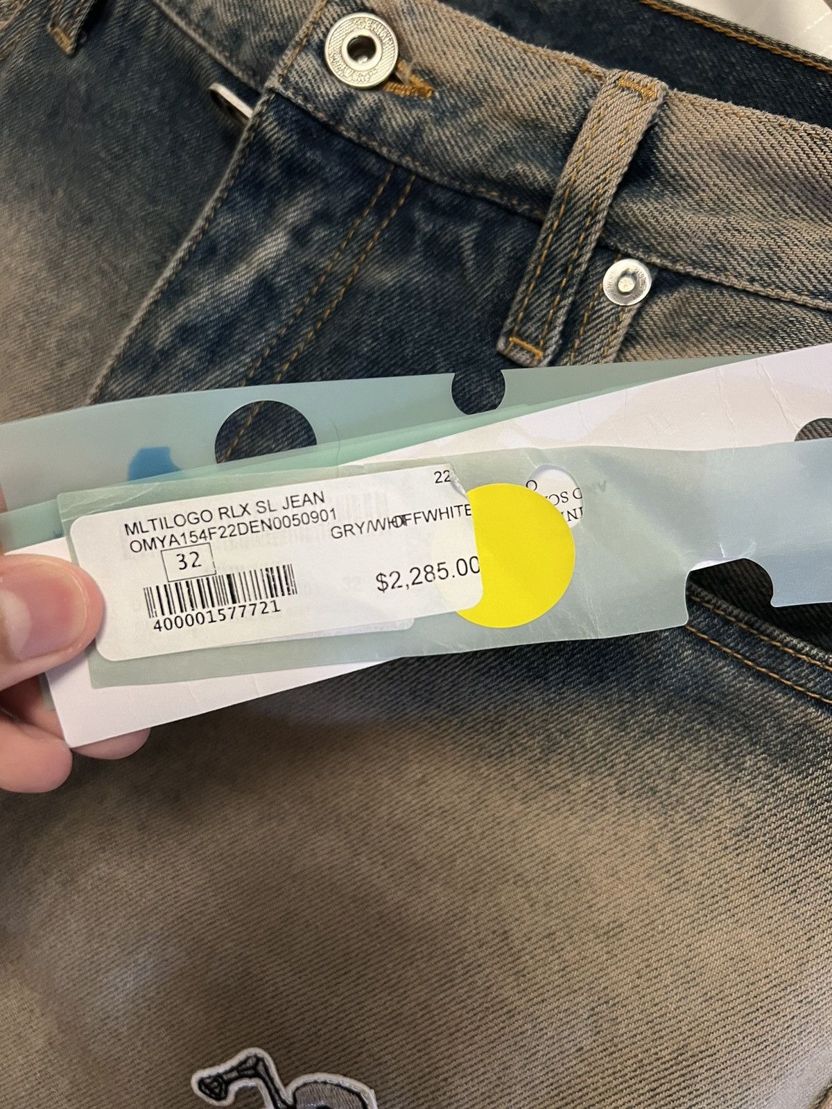 Off-White Off-White Diag Multi-Logo Jeans Brand New w Tags Size US 32 / EU 48 - 11 Thumbnail