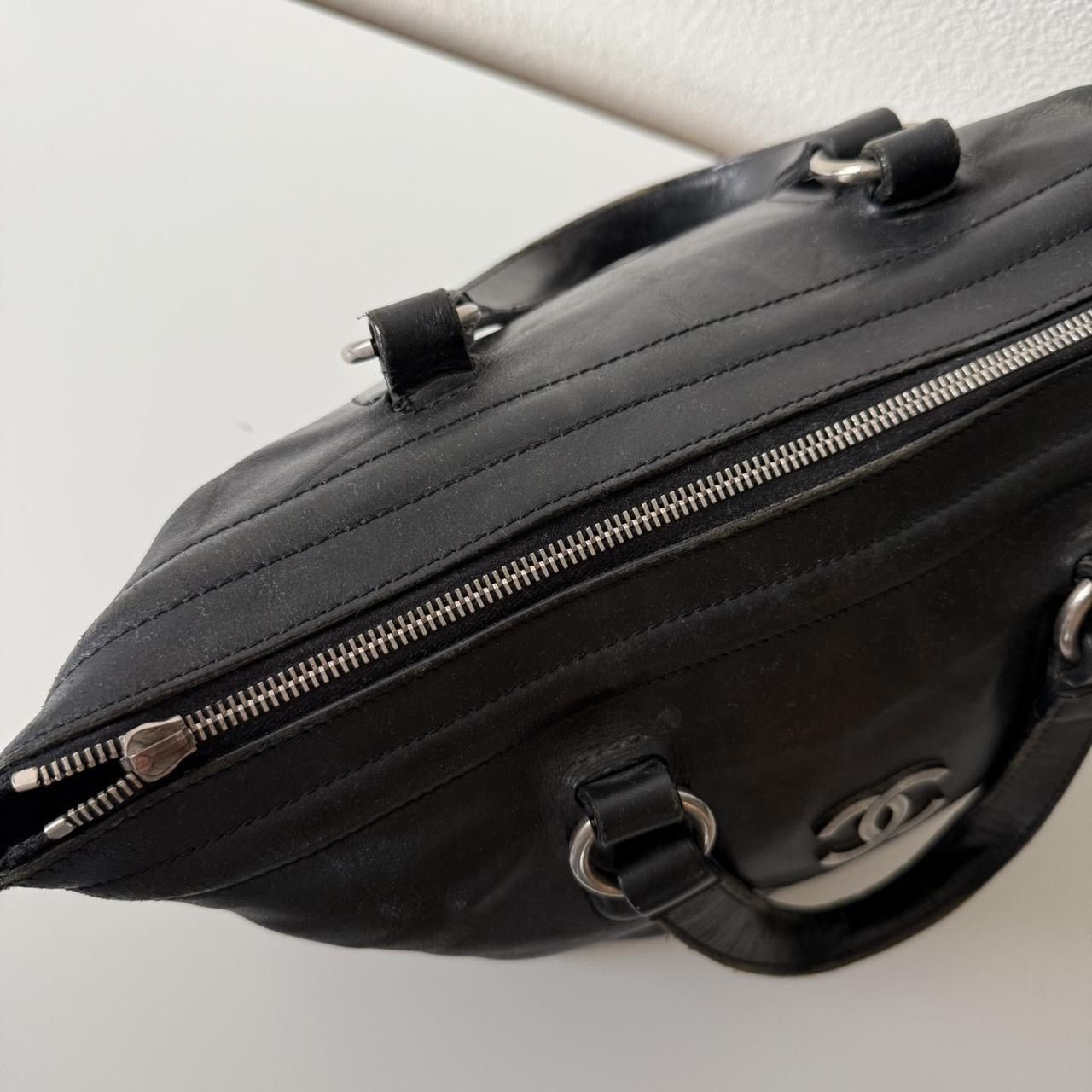 Chanel Vintage Chanel 2006 CC Leather Bowling Bag Size ONE SIZE - 3 Thumbnail