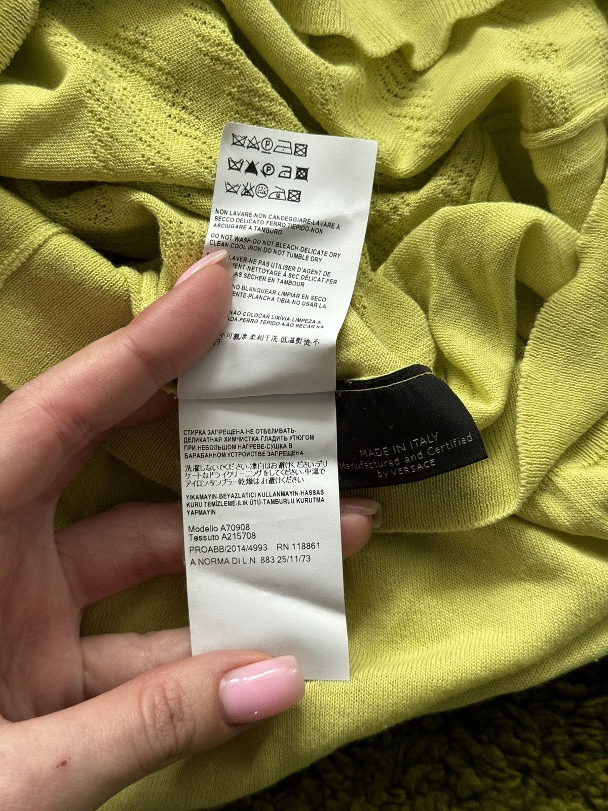 Designer × Versace Versace Medusa logo silk blend sweater Size S / US 4 / IT 40 - 6 Thumbnail