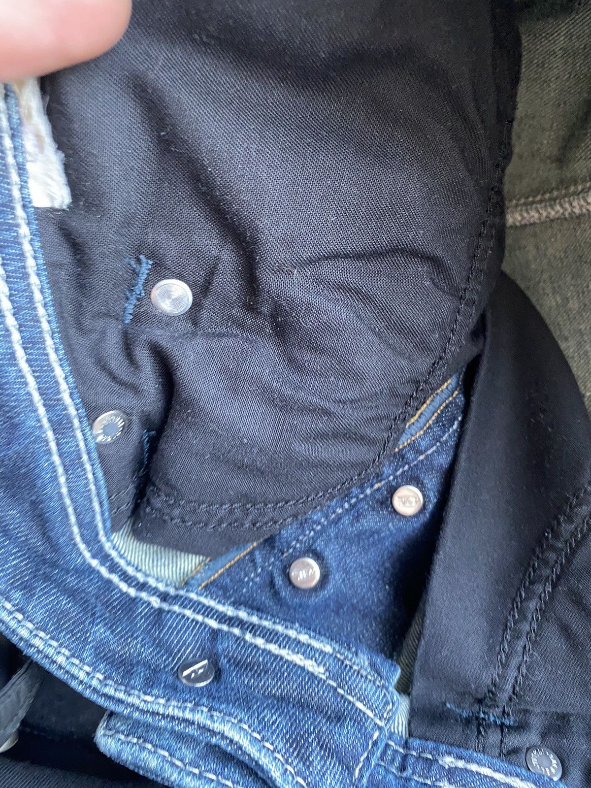 Diesel 🔥Opium Punk Diesel darron 32 size blue jeans men gothic emo Size US 32 / EU 48 - 6 Thumbnail