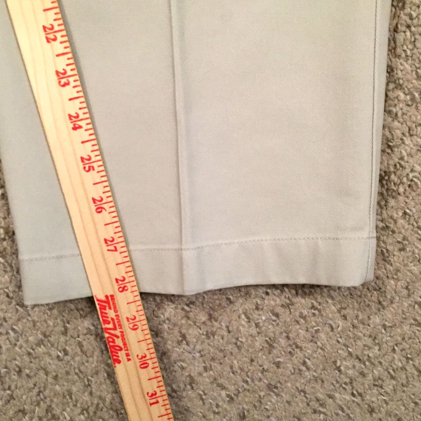Vintage L.L. Bean Pants Mens Size 38 Beige Flat Front Chino Straight Leg 28in Inseam Size US 38 / EU 54 - 6 Thumbnail