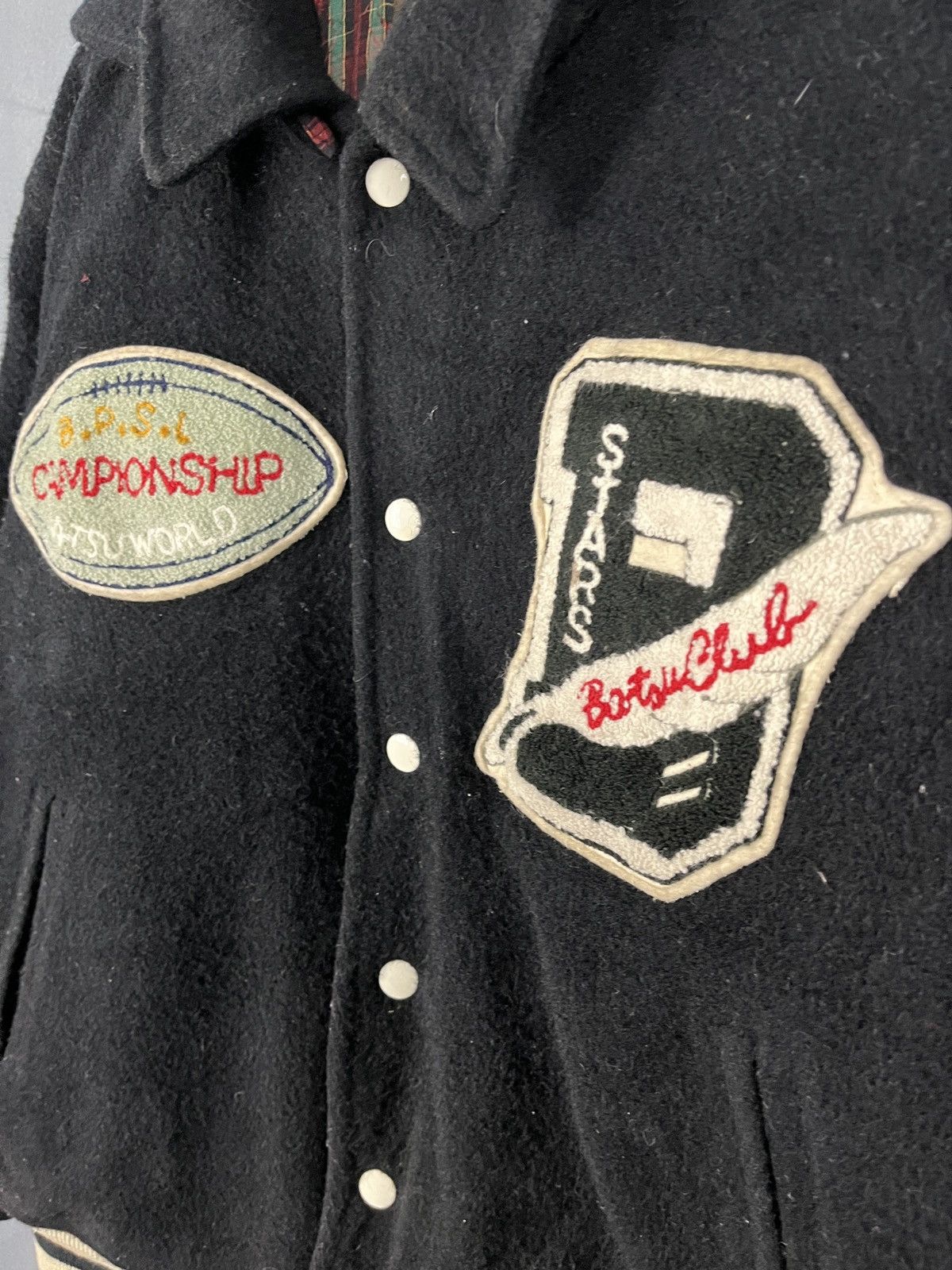 Japanese Brand × Vintage Batsu Club Wool Kapital Inspired Varsity Jacket Size US M / EU 48-50 / 2 - 8 Thumbnail