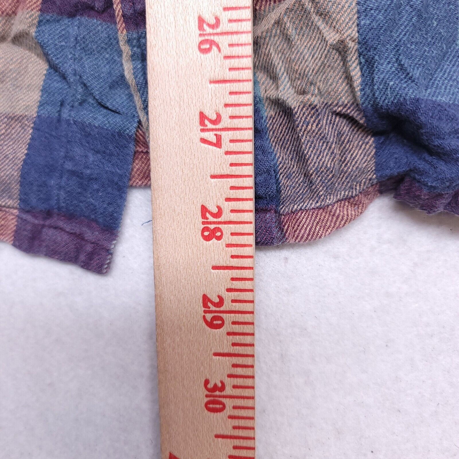 Arrow Arrow Gingham Flannel Casual Shirt Mens Size Large L Blue Size US L / EU 52-54 / 3 - 7 Thumbnail