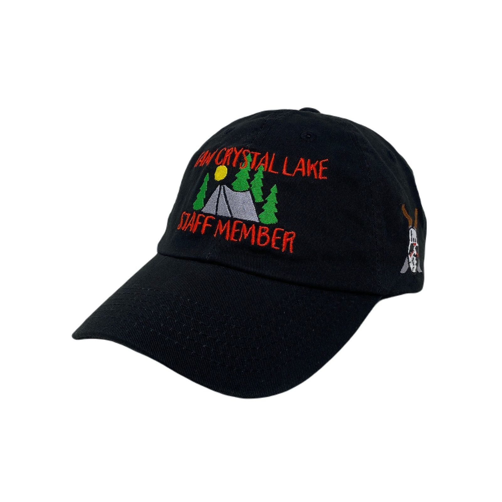 Other Halloween Hockey Mask Camp Lake Staff Member Dad Hat Size ONE SIZE - 2 Thumbnail