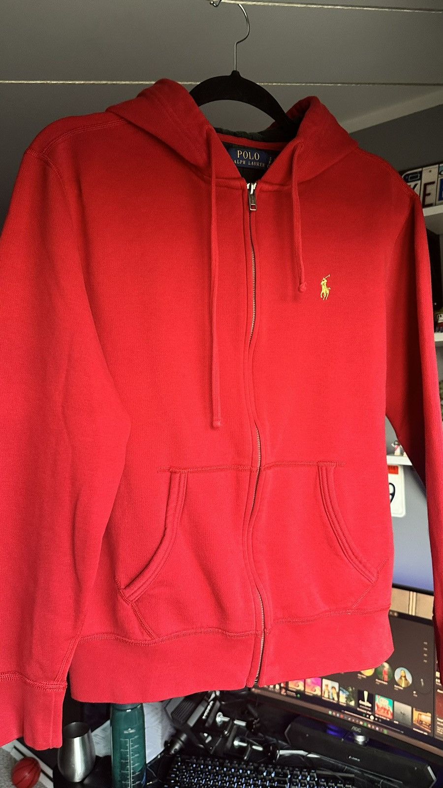 Polo Ralph Lauren small red Ralph Lauren zip up sweatshirt Size US S / EU 44-46 / 1 - 8 Thumbnail