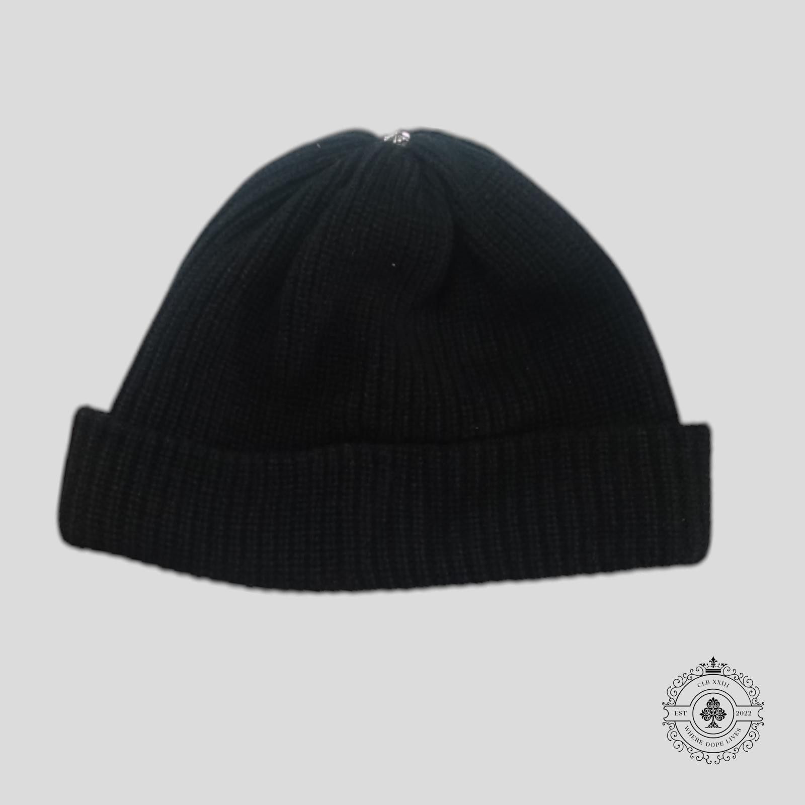 Chrome Hearts Chrome Hearts Leather Star Patch Beanie in Black Size ONE SIZE - 2 Thumbnail