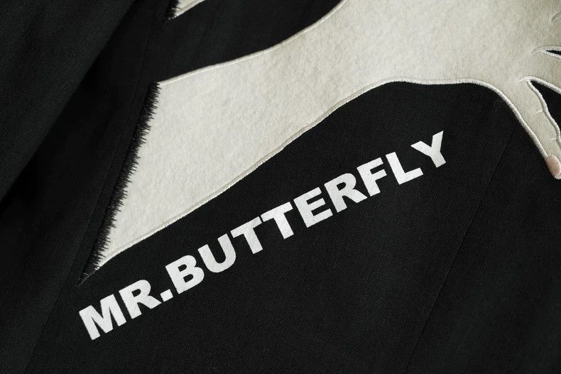 Yohji Yamamoto Yohji Yamamoto 09SS First Year butterfly hand embroidered j Size US M / EU 48-50 / 2 - 4 Thumbnail