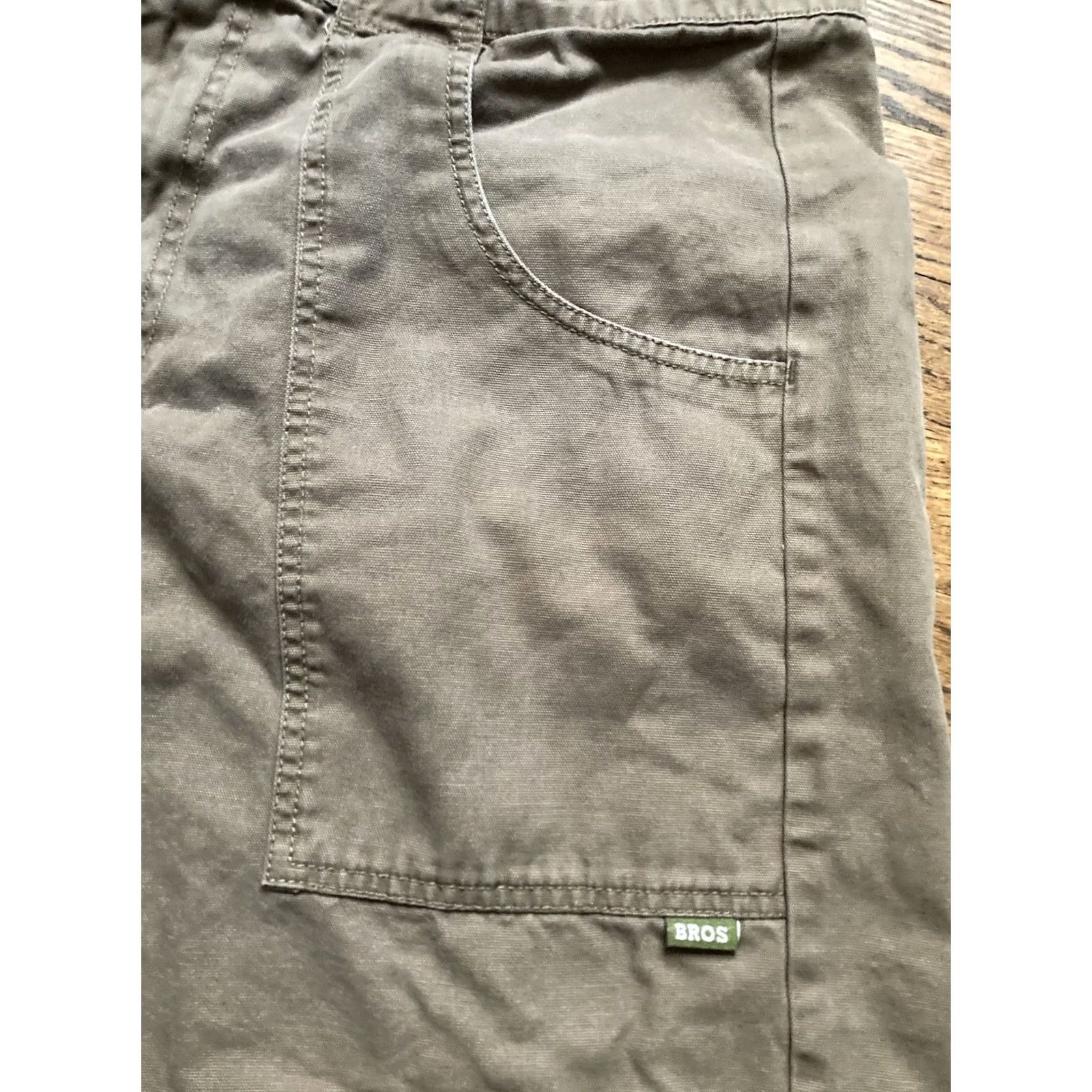 Howler Brothers Howler Brothers Clarksville Walk Shorts Mens 38 Brown Canvas Cotton Deep Pockets Front Flat Front Regular Size US 38 / EU 54 - 2 Thumbnail