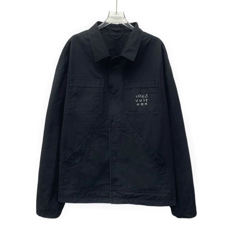 Louis Vuitton Louis Vuitton 22 black logo monogrammed embroidered cotton Size US L / EU 52-54 / 3 - 1 Thumbnail