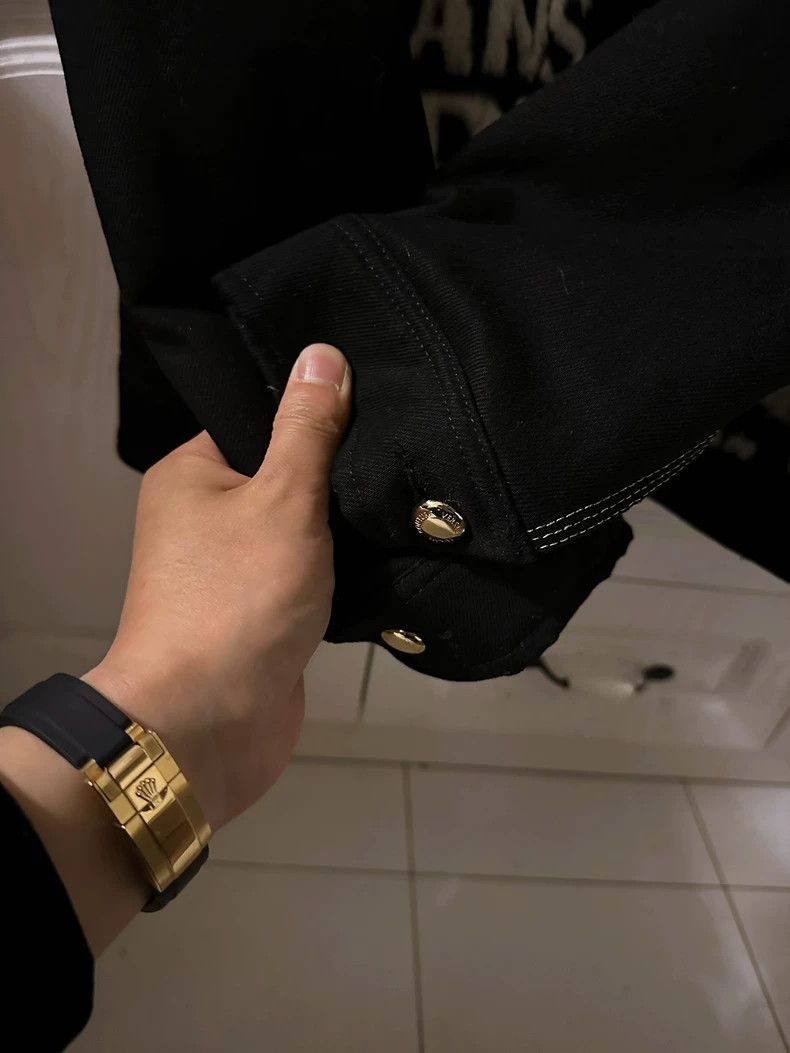 Versace Denim padded jacket