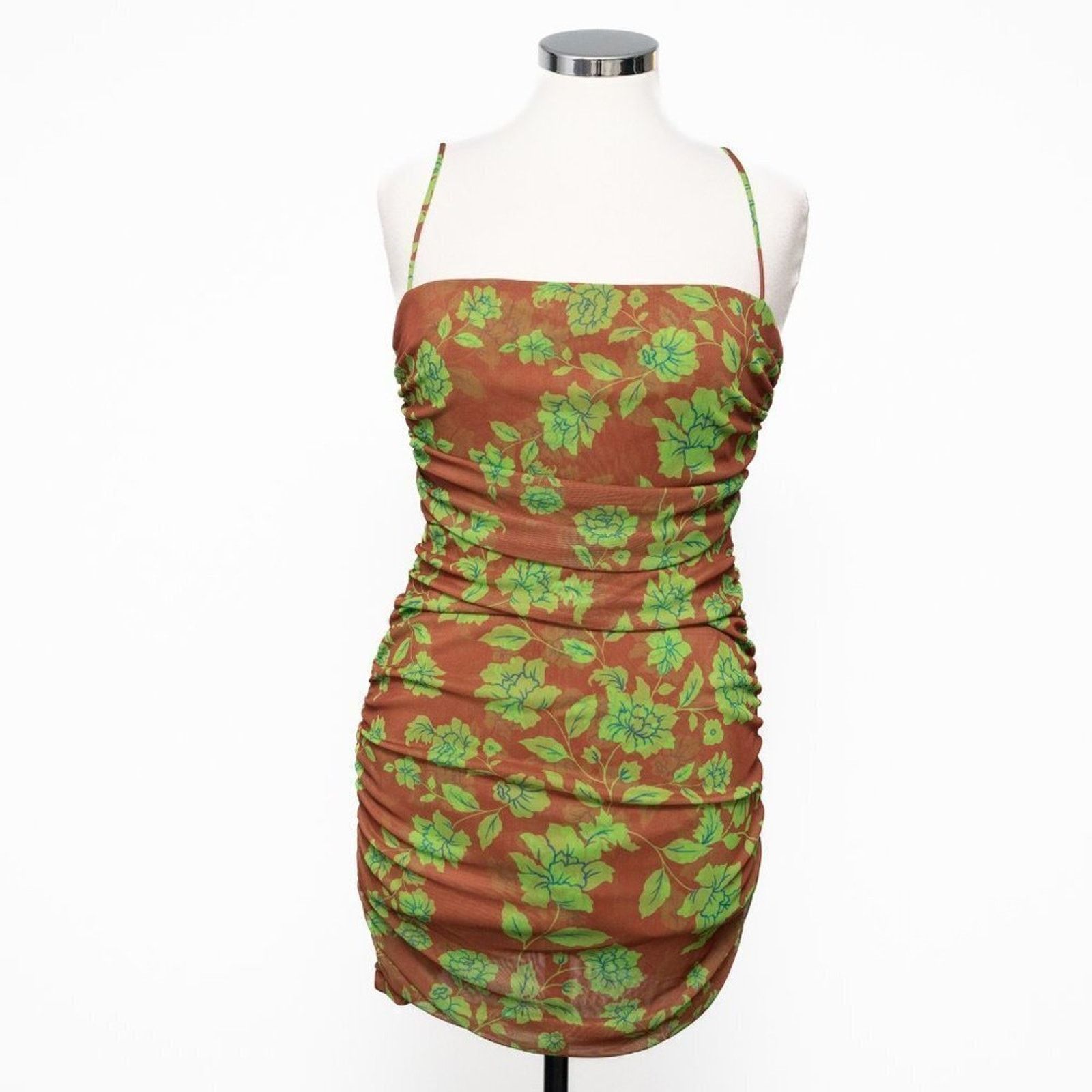 BEC + BRIDGE BEC & BRIDGE. Blossom Ruched Minidress. Size M / US 6-8 / IT 42-44 - 1 Thumbnail