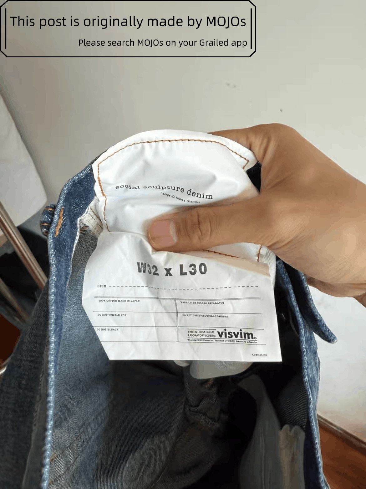 Visvim W32L30 Visvim 01.2D12 Washed Denim Size US 32 / EU 48 - 7 Thumbnail