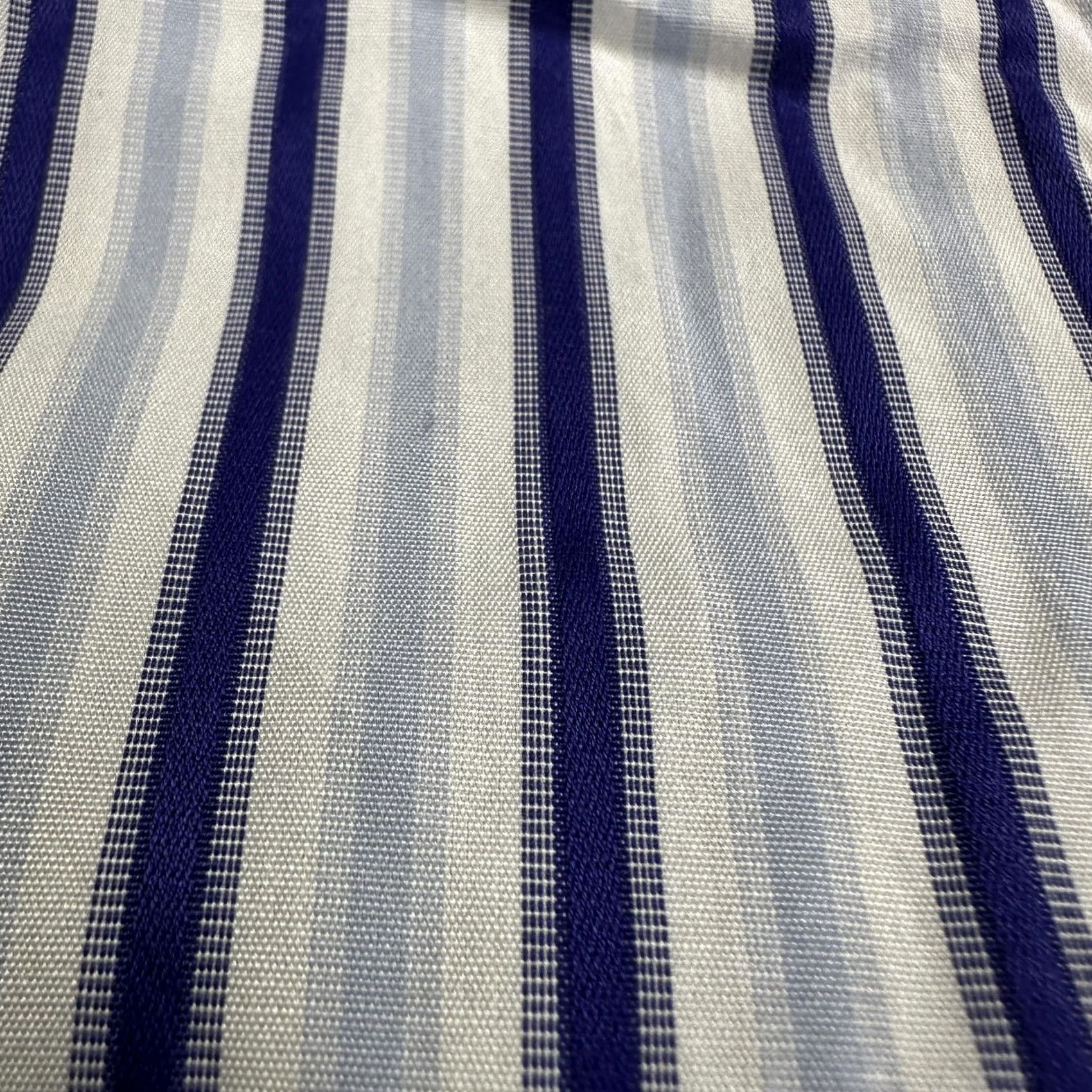 Etro Etro Dress Shirt Mens M Blue Stripe Spread Collar Made Italy Size 40R - 2 Thumbnail
