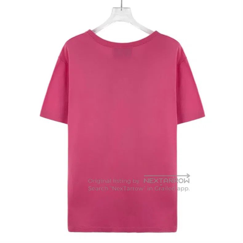 Gucci Gucci Pink logo printed cotton round-neck short-sleeved T- Size XS / US 0-2 / IT 36-38 - 2 Thumbnail
